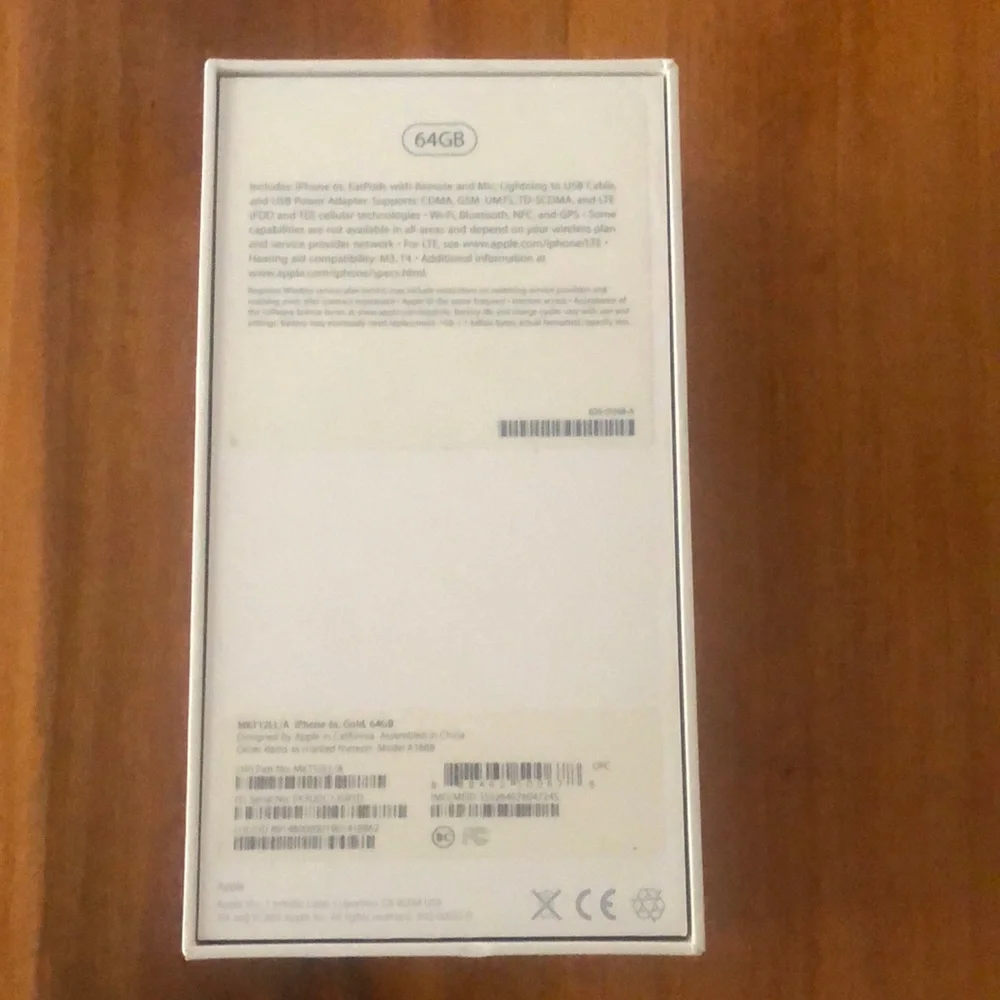 Apple iPhone 6S 64G Box